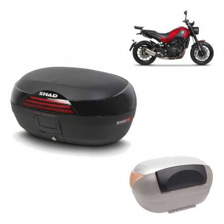 SHAD Baul trasero + herraje montaje respaldo de pasajero SH46 SH 46 NEW MODEL KIT-184085