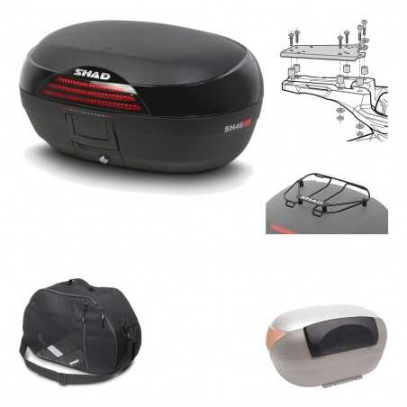 SHAD Baul trasero + herraje montaje accesorios SH46 SH 46 NEW MODEL KIT-183935