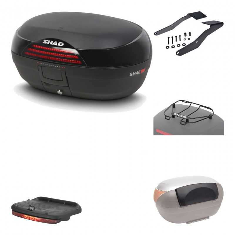 SHAD Baul trasero + herraje montaje accesorios SH46 SH 46 NEW MODEL KIT-183886