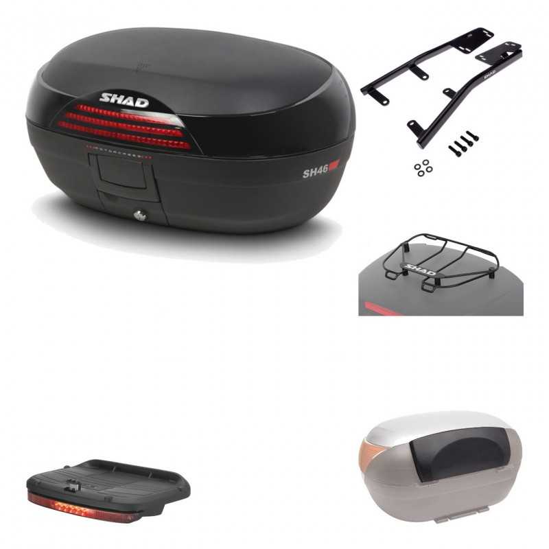 Rear trunk + mounting hardware + accessories  SH46 SH 46 NEW MODEL