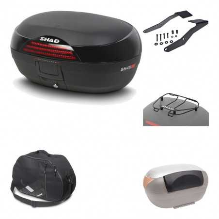 SHAD Baul trasero + herraje montaje accesorios SH46 SH 46 NEW MODEL KIT-183887