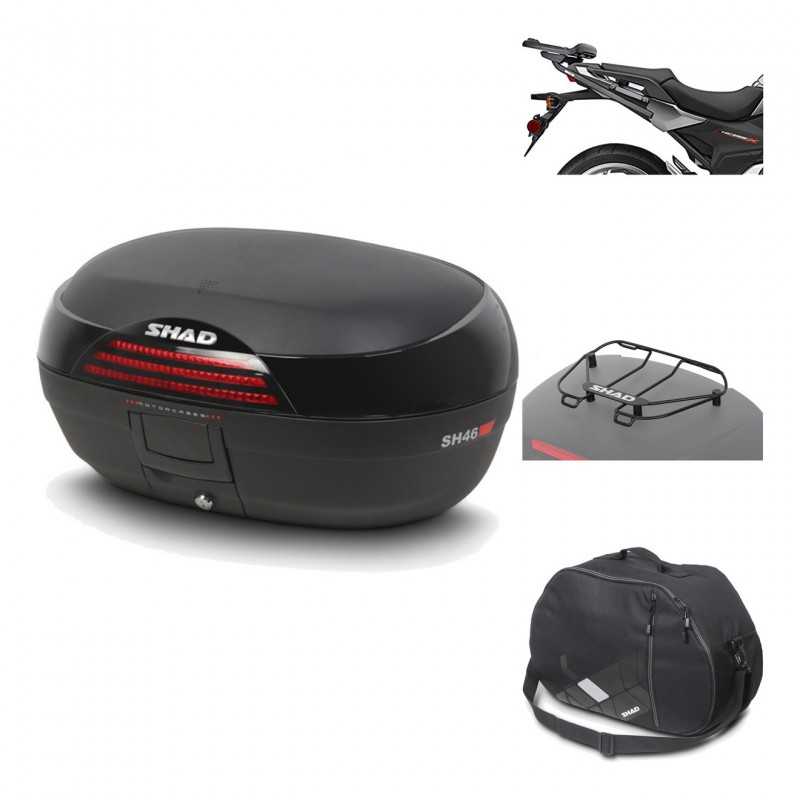 Rear trunk + mounting hardware + accessories  SH46 SH 46 NEW MODEL