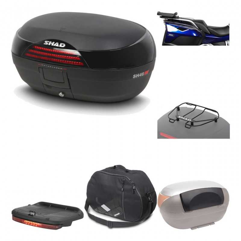 Rear trunk + mounting hardware + accessories  SH46 SH 46 NEW MODEL