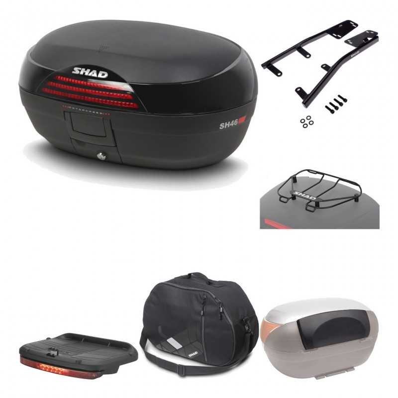SHAD Baul trasero + herraje montaje accesorios SH46 SH 46 NEW MODEL KIT-183688