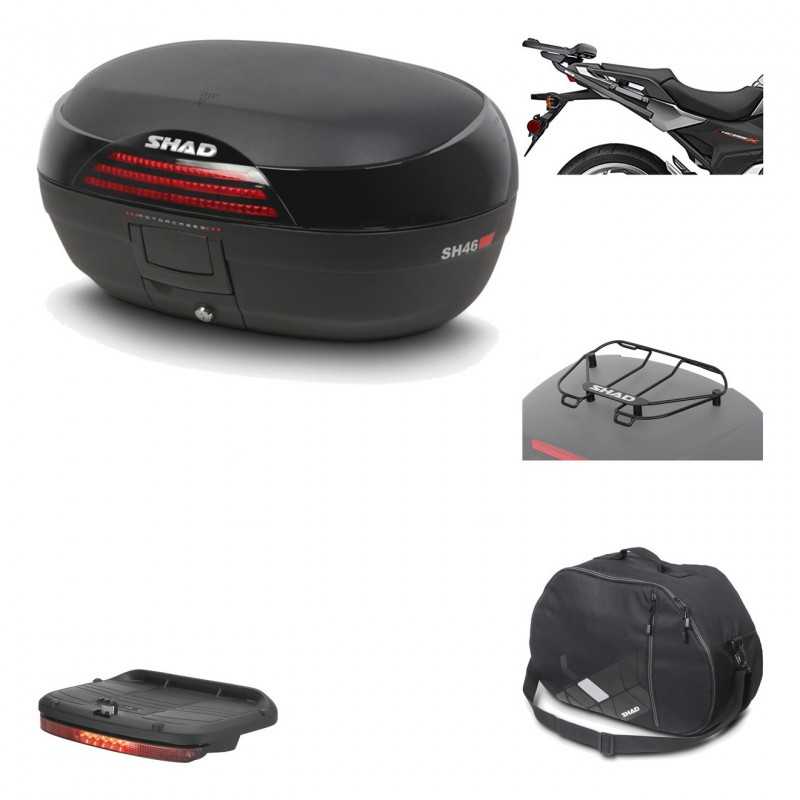 Rear trunk + mounting hardware + accessories  SH46 SH 46 NEW MODEL