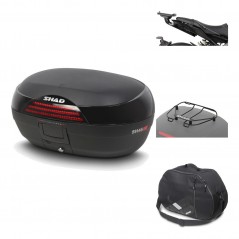 Rear trunk + mounting hardware + accessories  SH46 SH 46 NEW MODEL