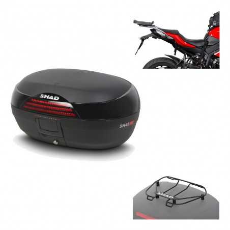 SHAD Baul trasero + herraje montaje parrilla portabultos superior SH46 SH 46 NEW MODEL KIT-183737