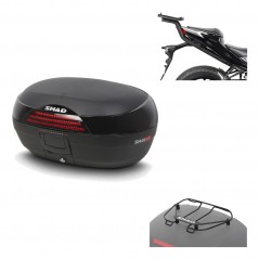 SHAD Baul trasero + herraje montaje parrilla portabultos superior SH46 SH 46 NEW MODEL KIT-183889