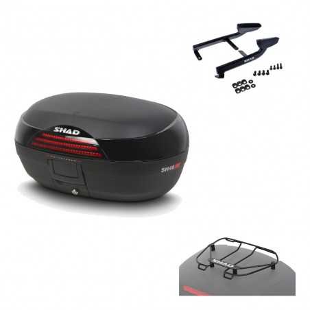 SHAD Baul trasero + herraje montaje parrilla portabultos superior SH46 SH 46 NEW MODEL KIT-183689