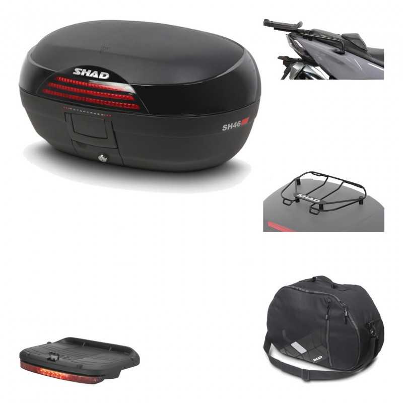 Rear trunk + mounting hardware + accessories  SH46 SH 46 NEW MODEL
