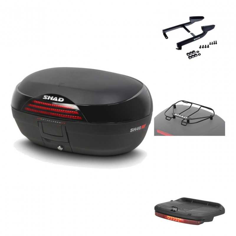SHAD Baul trasero + herraje montaje accesorios SH46 SH 46 NEW MODEL KIT-183690