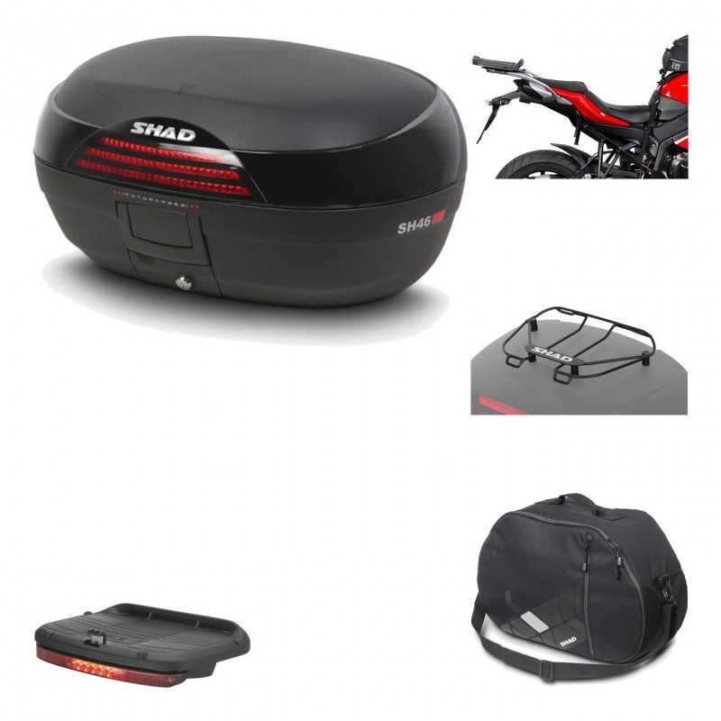 Rear trunk + mounting hardware + accessories  SH46 SH 46 NEW MODEL