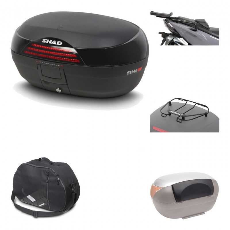 Rear trunk + mounting hardware + accessories  SH46 SH 46 NEW MODEL