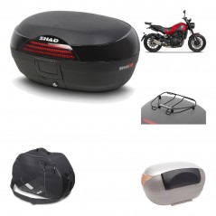 Rear trunk + mounting hardware + accessories  SH46 SH 46 NEW MODEL