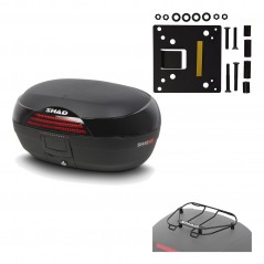 SHAD Baul trasero + herraje montaje parrilla portabultos superior SH46 SH 46 NEW MODEL KIT-183793