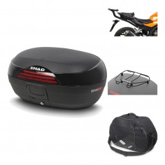 Rear trunk + mounting hardware + accessories  SH46 SH 46 NEW MODEL