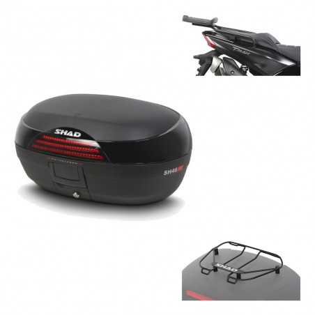 SHAD Baul trasero + herraje montaje parrilla portabultos superior SH46 SH 46 NEW MODEL KIT-183993