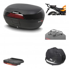 Rear trunk + mounting hardware + accessories  SH46 SH 46 NEW MODEL