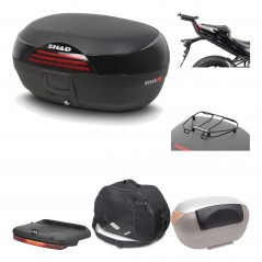Rear trunk + mounting hardware + accessories  SH46 SH 46 NEW MODEL