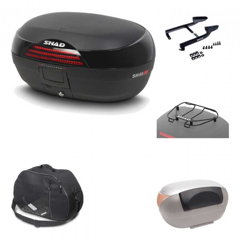 SHAD Baul trasero + herraje montaje accesorios SH46 SH 46 NEW MODEL KIT-183695