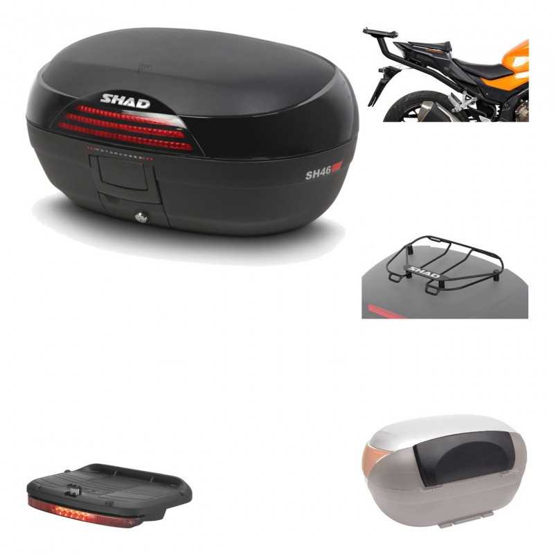 Rear trunk + mounting hardware + accessories  SH46 SH 46 NEW MODEL