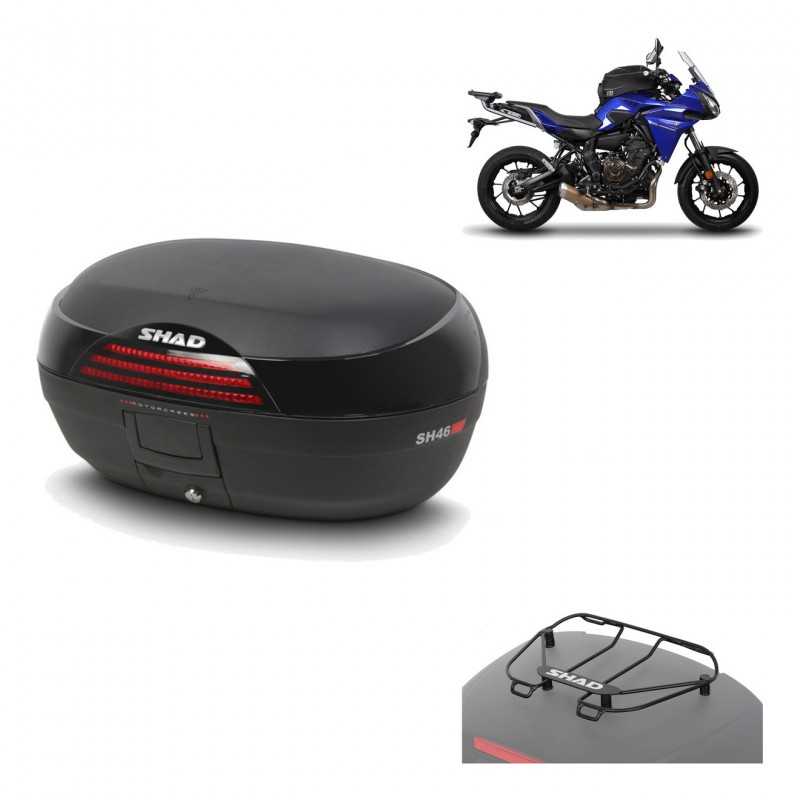 SHAD Baul trasero + herraje montaje parrilla portabultos superior SH46 SH 46 NEW MODEL KIT-183897