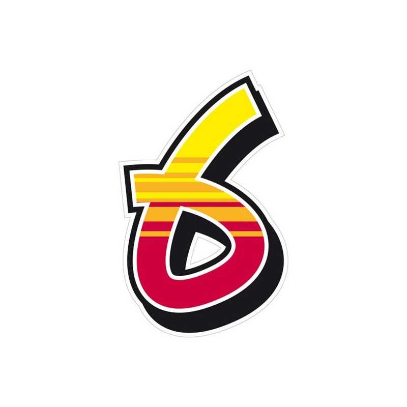 Stickers  n 6 Enko4 12,1x19 cm. 3314872E06 (2u)