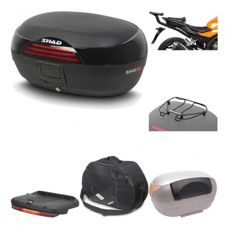 SHAD Baul trasero + herraje montaje accesorios SH46 SH 46 NEW MODEL KIT-183848