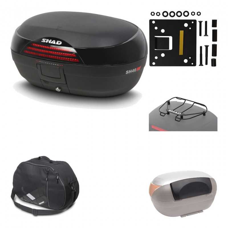 Rear trunk + mounting hardware + accessories  SH46 SH 46 NEW MODEL