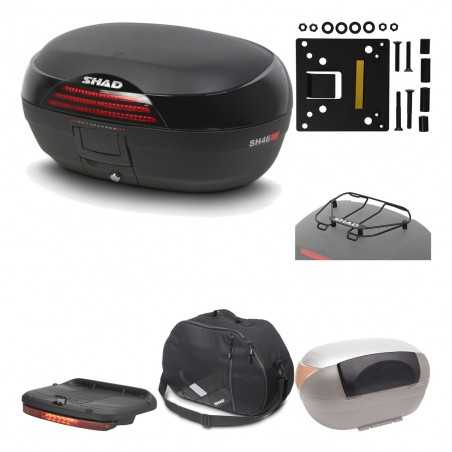 SHAD Baul trasero + herraje montaje accesorios SH46 SH 46 NEW MODEL KIT-183800