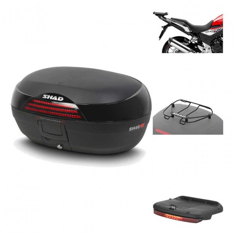 SHAD Baul trasero + herraje montaje accesorios SH46 SH 46 NEW MODEL KIT-183850