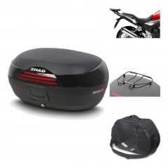 Rear trunk + mounting hardware + accessories  SH46 SH 46 NEW MODEL