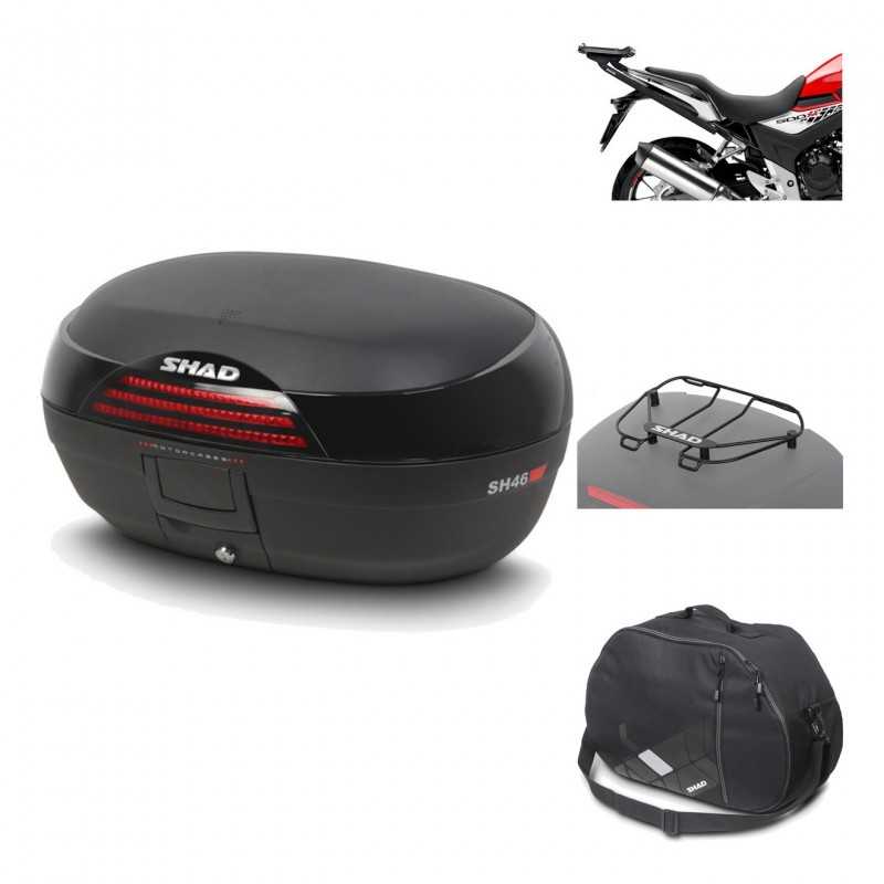 Rear trunk + mounting hardware + accessories  SH46 SH 46 NEW MODEL