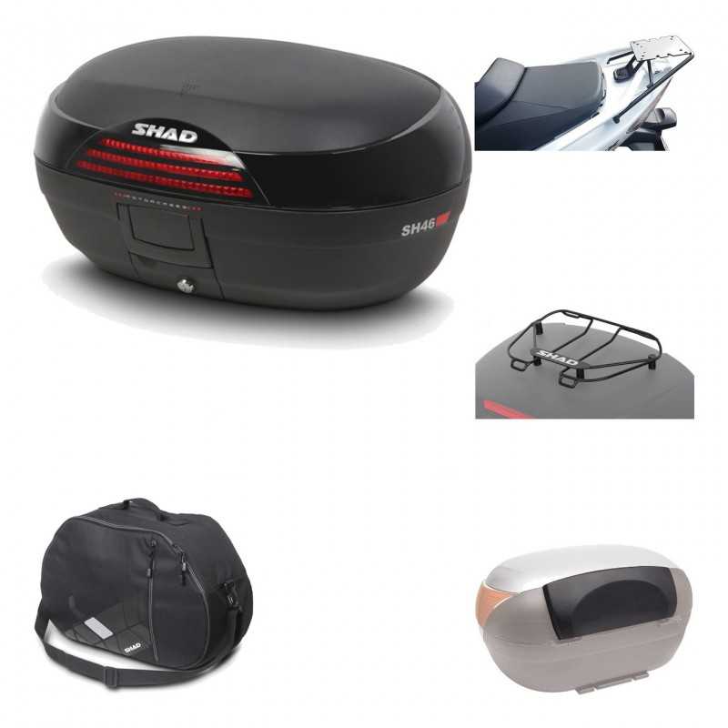 Rear trunk + mounting hardware + accessories  SH46 SH 46 NEW MODEL