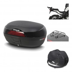 Rear trunk + mounting hardware + accessories  SH46 SH 46 NEW MODEL