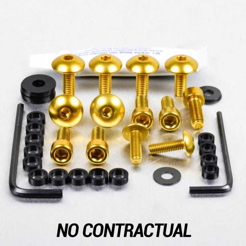 PRO-BOLT Kit tornillería aluminio carenado FOKA46G Oro 56856