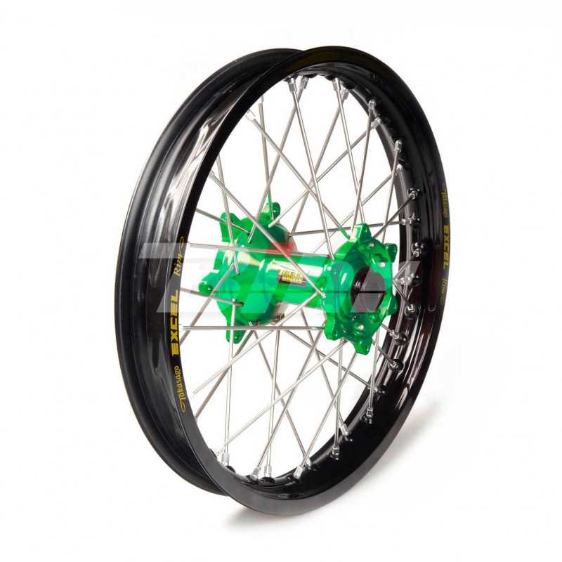 Full wheel black hoop  19-1,85 buje verde 1 26015/3/7