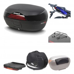 Rear trunk + mounting hardware + accessories  SH46 SH 46 NEW MODEL