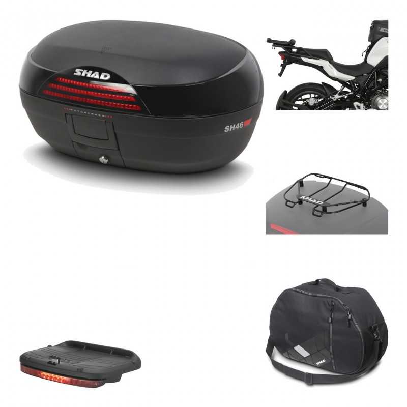 Rear trunk + mounting hardware + accessories  SH46 SH 46 NEW MODEL