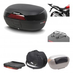 Rear trunk + mounting hardware + accessories  SH46 SH 46 NEW MODEL
