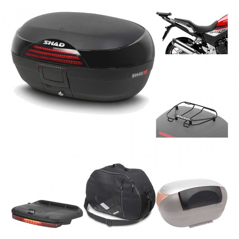 Rear trunk + mounting hardware + accessories  SH46 SH 46 NEW MODEL