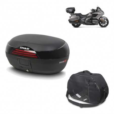SHAD Baul trasero + herraje montaje bolsa interna SH46 SH 46 NEW MODEL KIT-184115