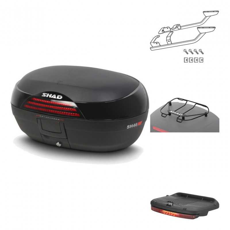 Rear trunk + mounting hardware + accessories  SH46 SH 46 NEW MODEL