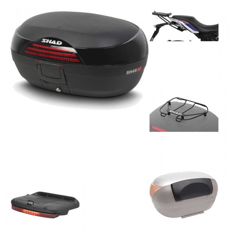 Rear trunk + mounting hardware + accessories  SH46 SH 46 NEW MODEL