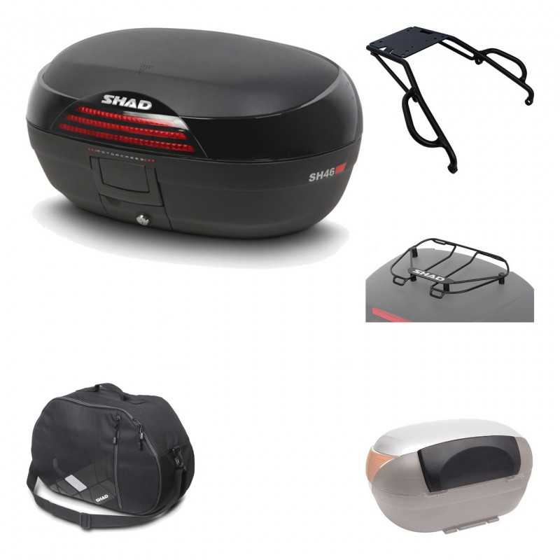 Rear trunk + mounting hardware + accessories  SH46 SH 46 NEW MODEL