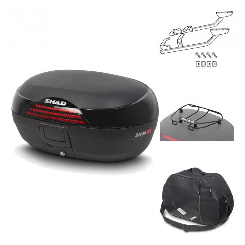 Rear trunk + mounting hardware + accessories  SH46 SH 46 NEW MODEL