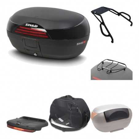 SHAD Baul trasero + herraje montaje accesorios SH46 SH 46 NEW MODEL KIT-183712