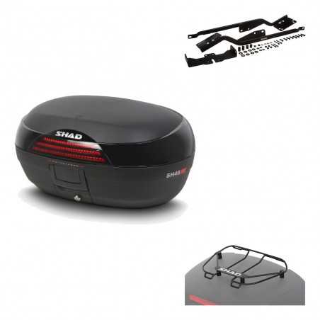 SHAD Baul trasero + herraje montaje parrilla portabultos superior SH46 SH 46 NEW MODEL KIT-183961