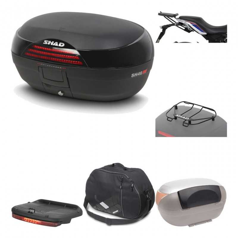 SHAD Baul trasero + herraje montaje accesorios SH46 SH 46 NEW MODEL KIT-184064