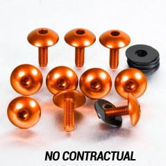 Kit bolts aluminum fairing  FKA402O Naranja